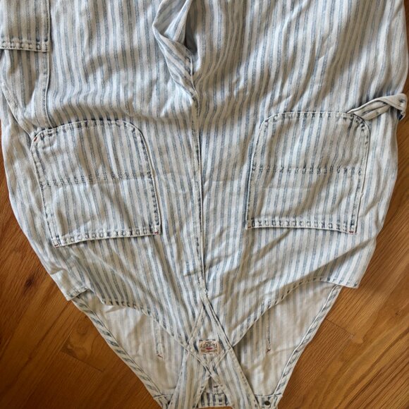 NWT Faherty Linen Mechanic Overall - Picture 8 of 8